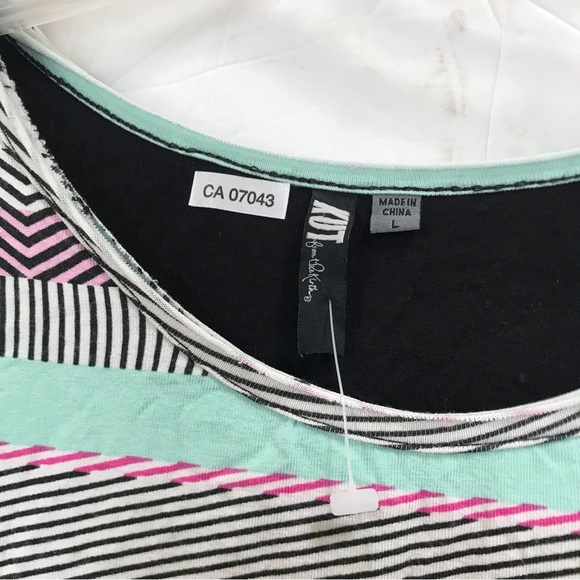 KUT from The Kloth NEW Jersey Ruched Stretch Striped Midi Dress Minimalist Lined - Picture 8 of 16